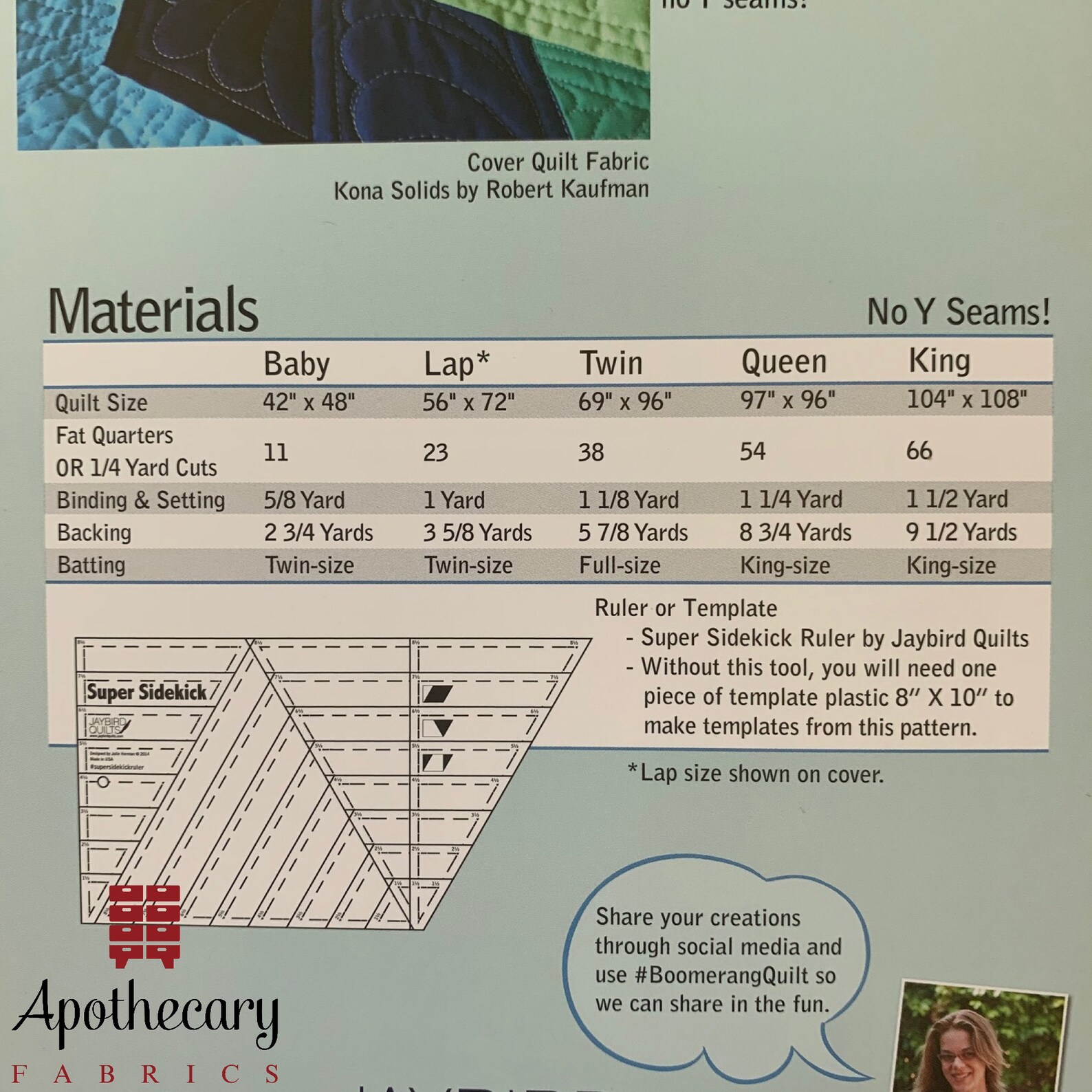 Boomerang Quilt Pattern PAPER PATTERN Designed by Jaybird Etsy