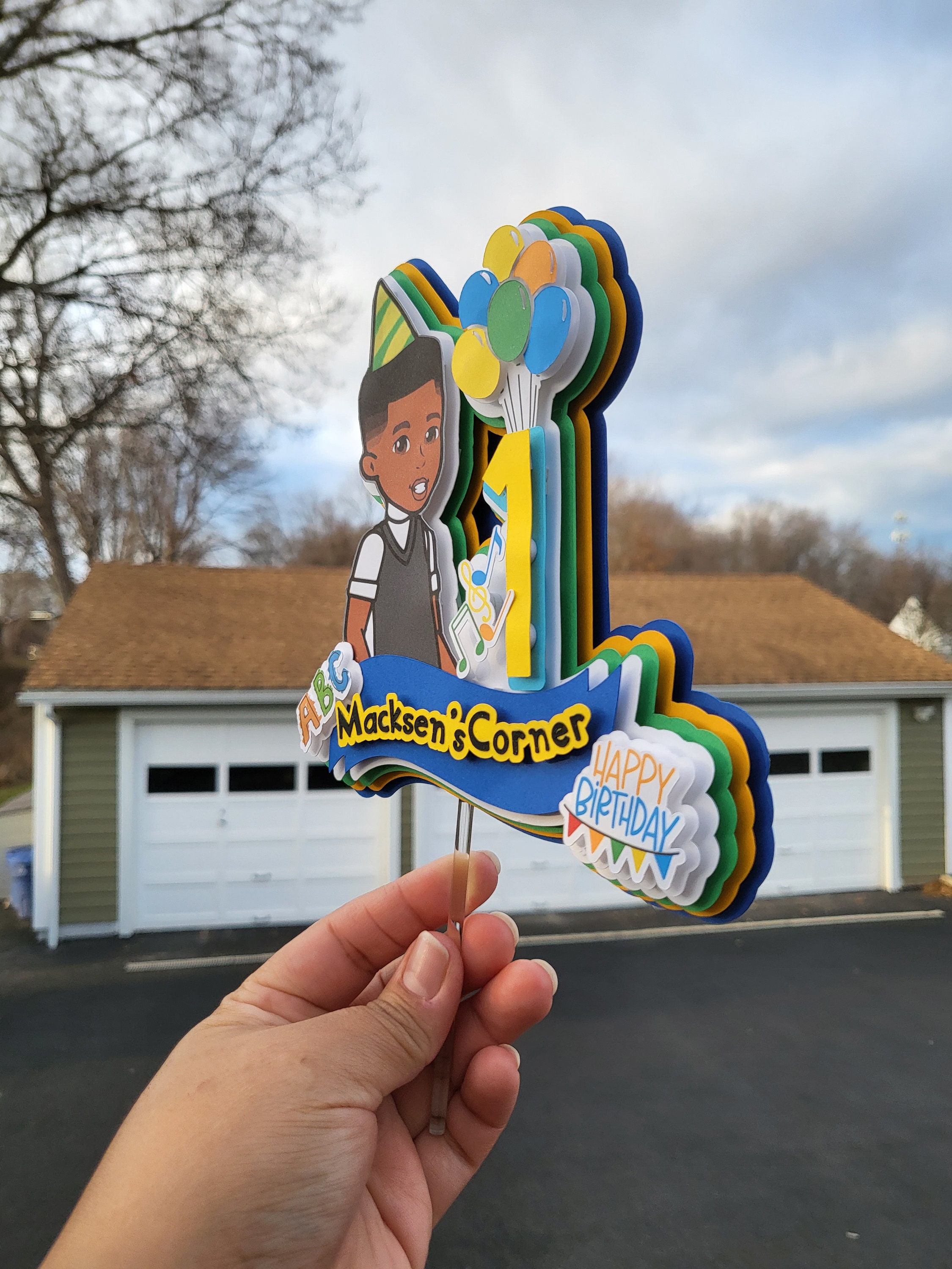 Gracie's Corner Cake Topper Cake Decorations Boy Etsy