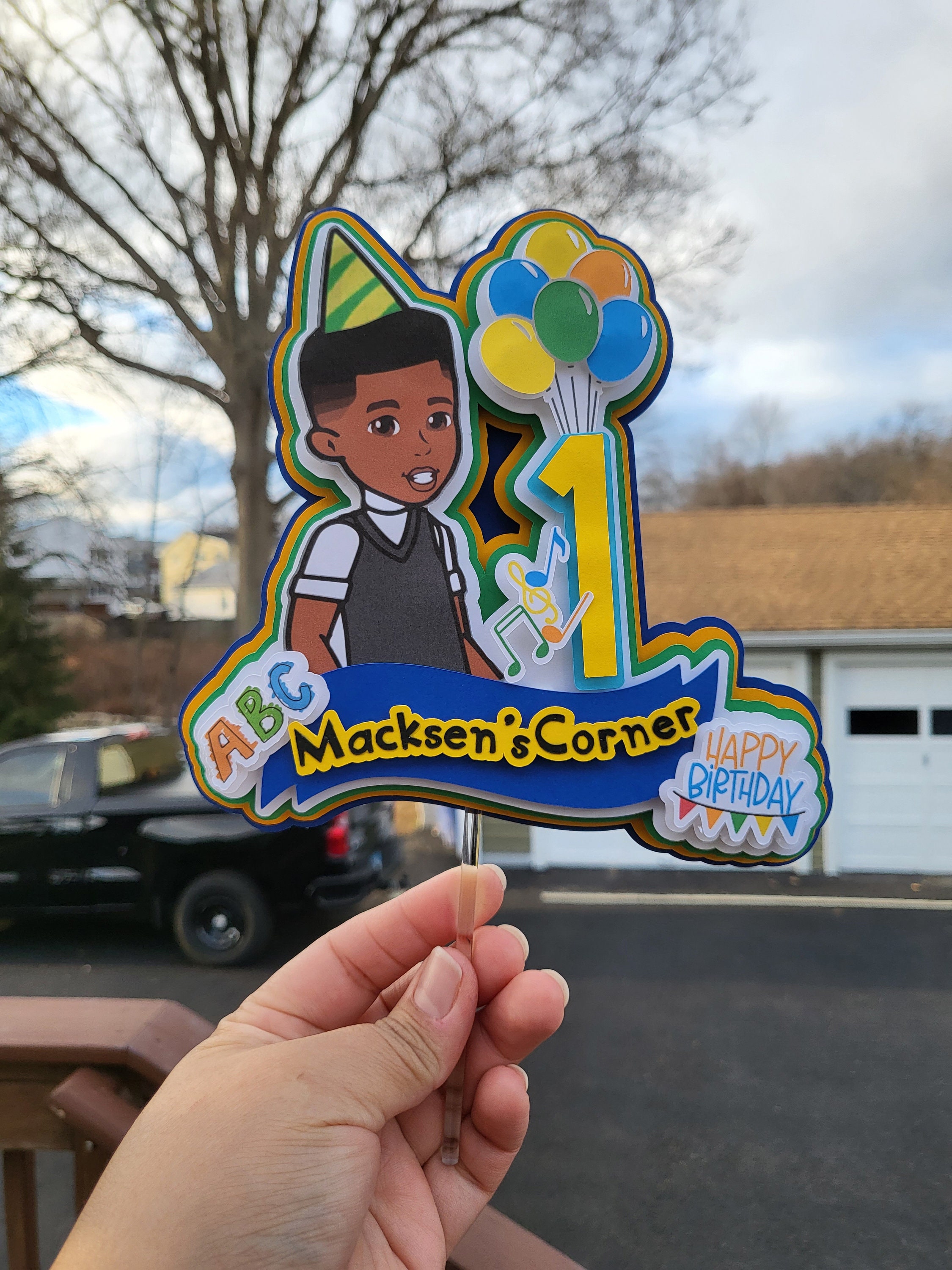 Gracie's Corner Cake Topper Cake Decorations Boy Etsy