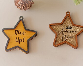 RISE UP CHRISTMAS ORNAMENT HAMILTON SNOWFLAKE ORNAMENT
