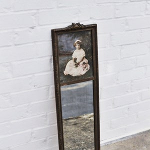 Antique Trumeau Mirror