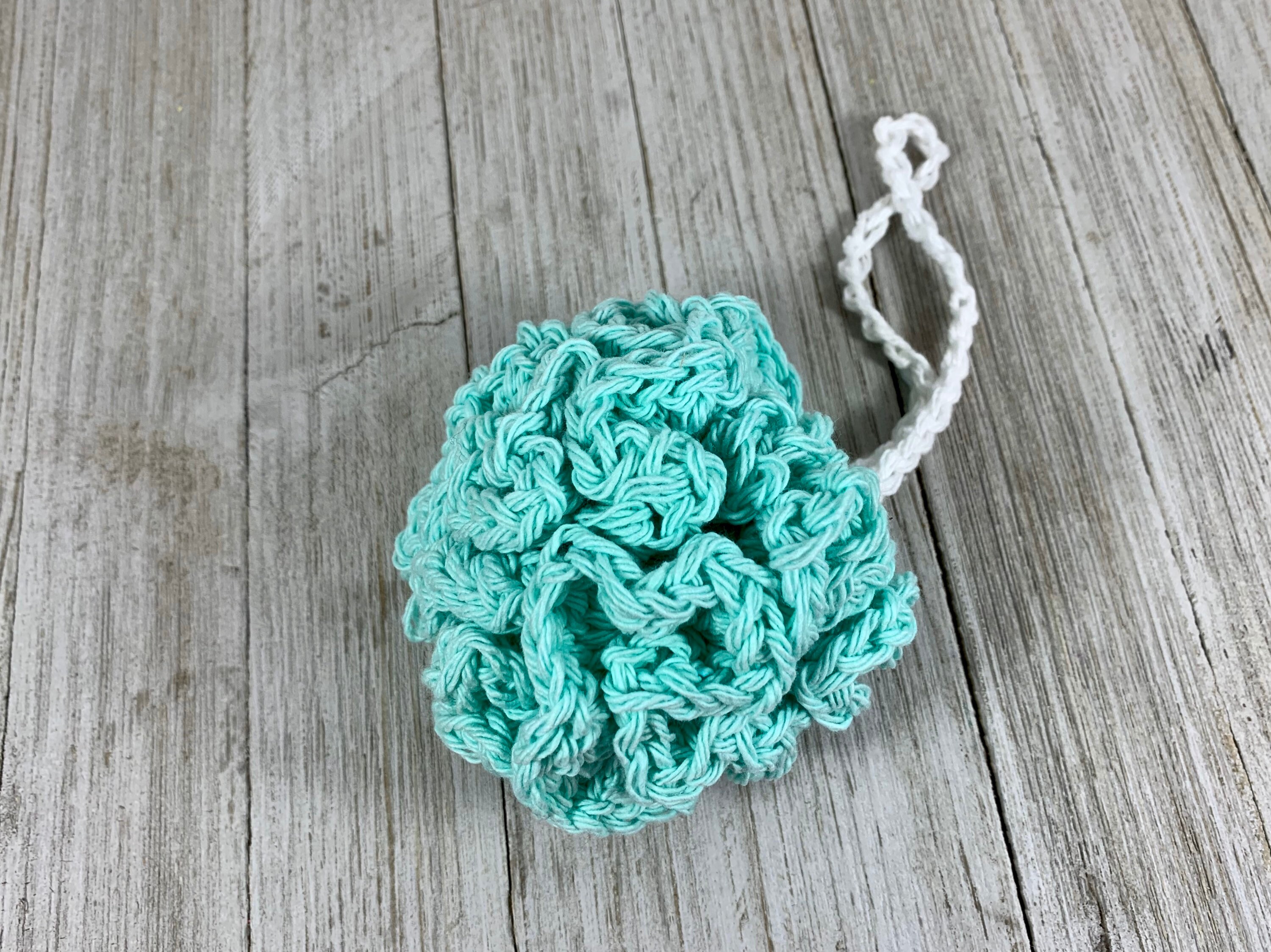100 cotton loofah bath poof reusable loofah shower pouf Etsy