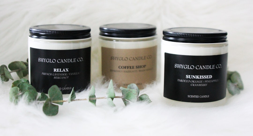 Candles, Scented Soy Candles, Ecofriendly, Home Decor Candles, Pure