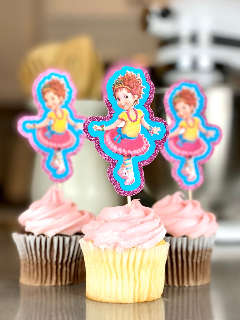 Fancy Nancy Cupcake Toppers Fancy Nancy Party Supplies Girls | Etsy