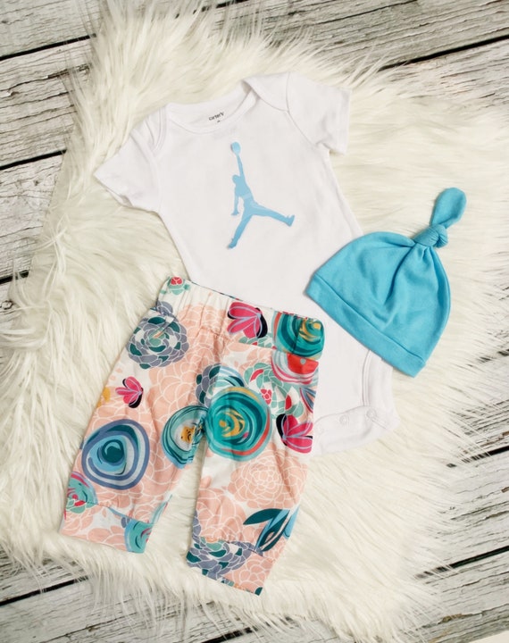 baby blue jordan outfit
