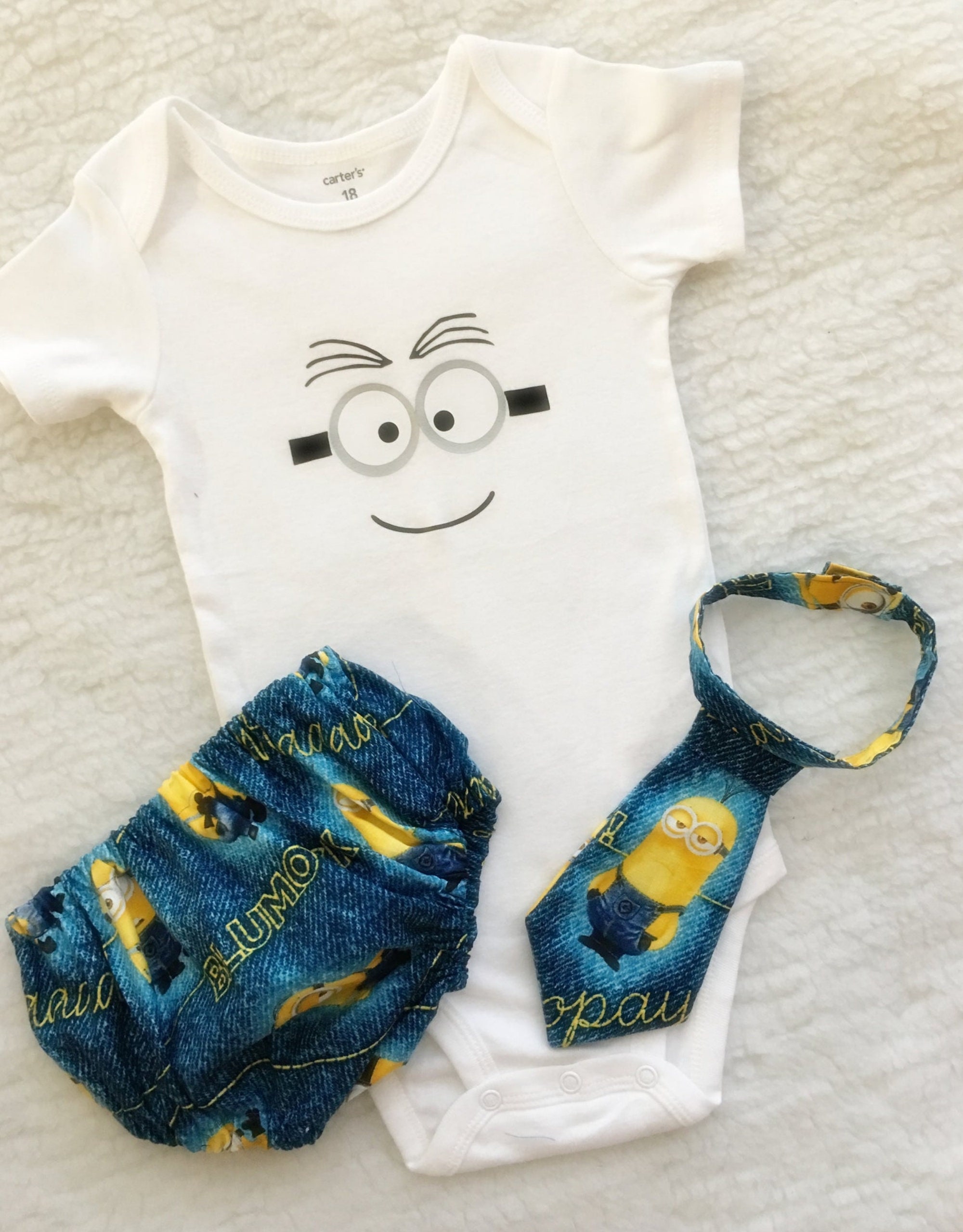 minion clothes for baby boy