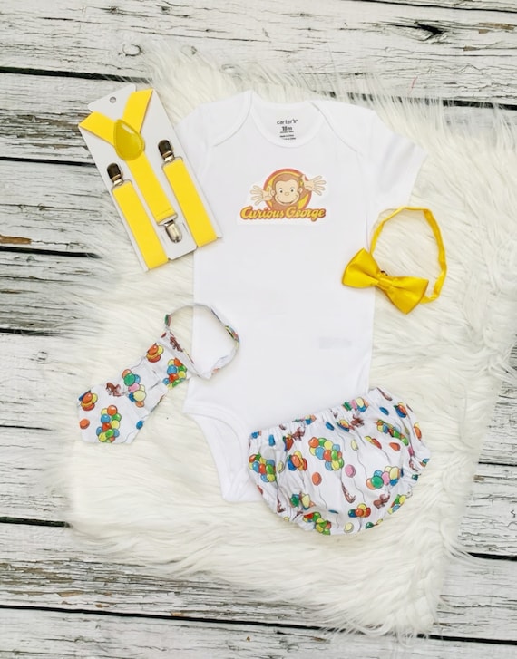 Curious george smash cake outfit sale