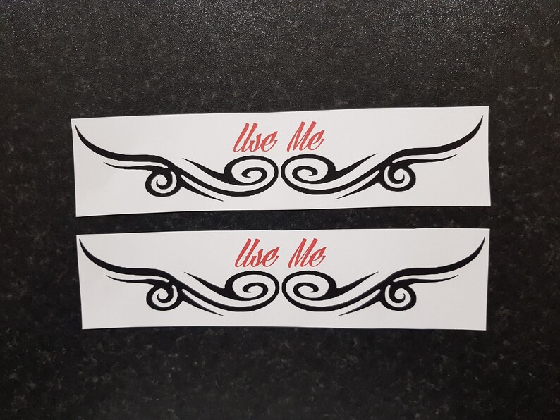 Tramp Stamp Temporary Tattoos 'Use Me' | Etsy