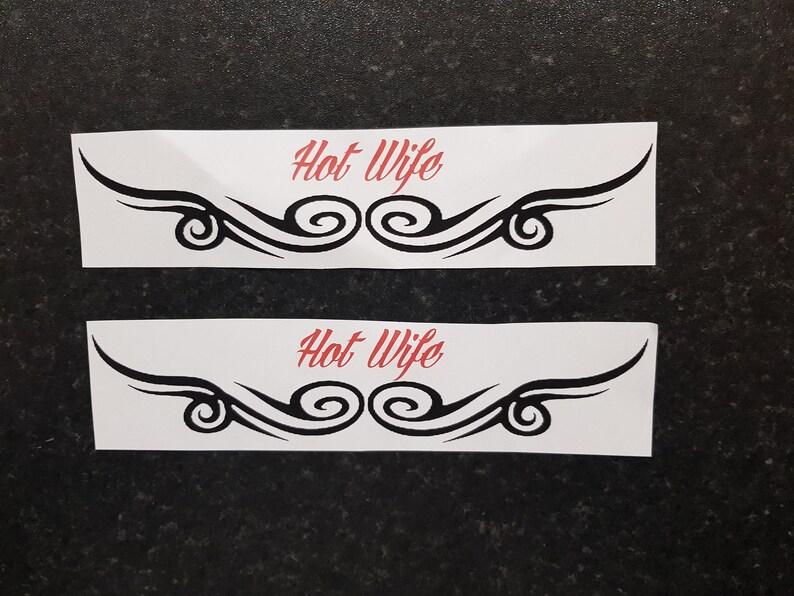 Tramp Stamp Temporary Tattoos 'Hotwife' | Etsy