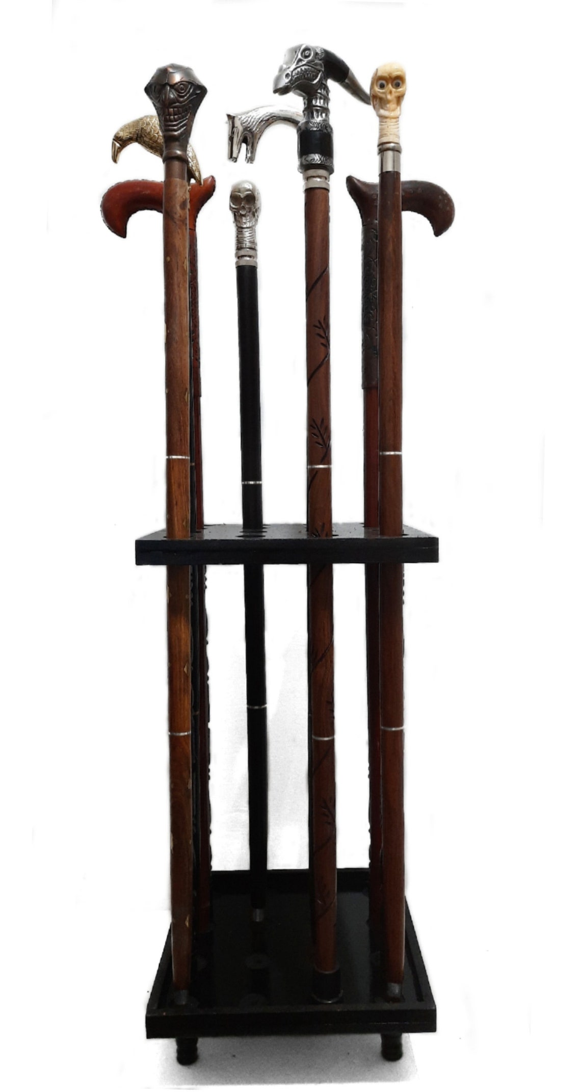 Display Stands Cambridge Wooden Cane Rack Walking Stick Etsy