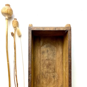 Wunderschöne antike Ziegelsteinformkiste | Ziegelform | Holzkiste | Aufbewahrungsbox | Dekobox | Pflanzer | Wohndekor | Vintage Lifestyle