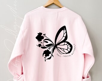 Social Butterfly Svg Etsy