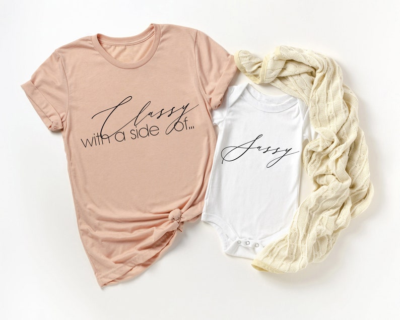 Download Classy with a side of sassy svg mother quotes funny mom | Etsy