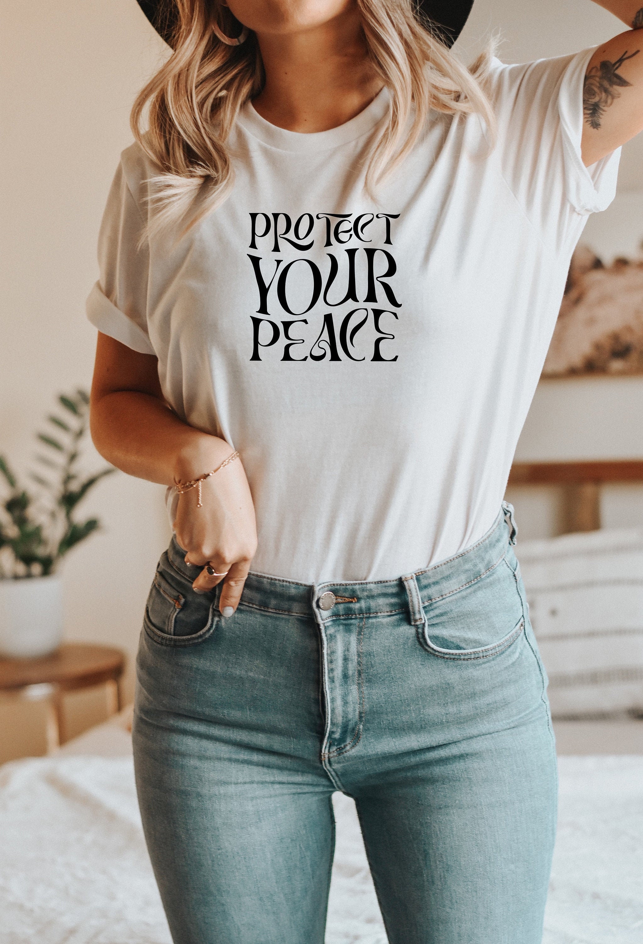 Protect Your Peace svg files for cricut quotes png sublimation | Etsy