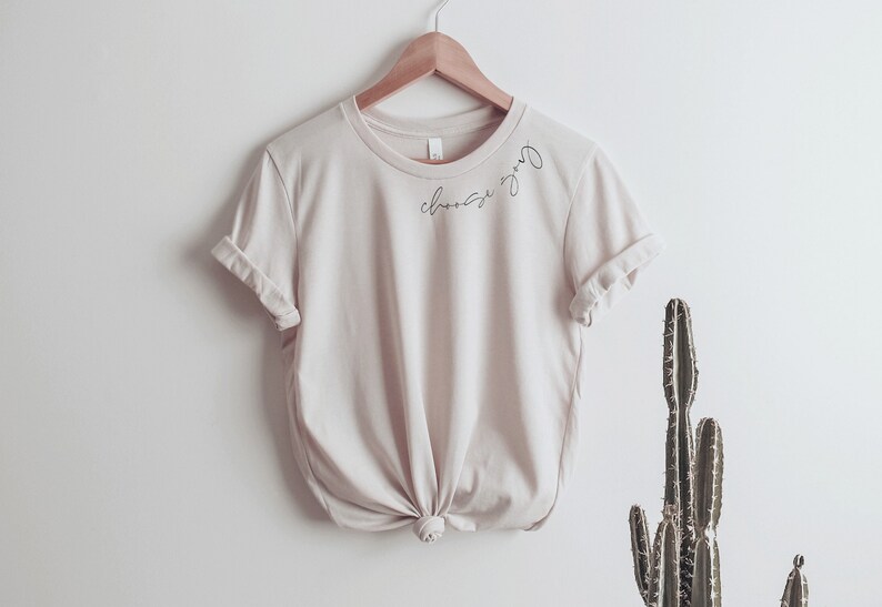 Download Choose joy svg png file minimalist design tee womens shirt ...