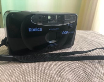 Vintage Konica POP EF-88 35mm Compact Point and Shoot Film Camera