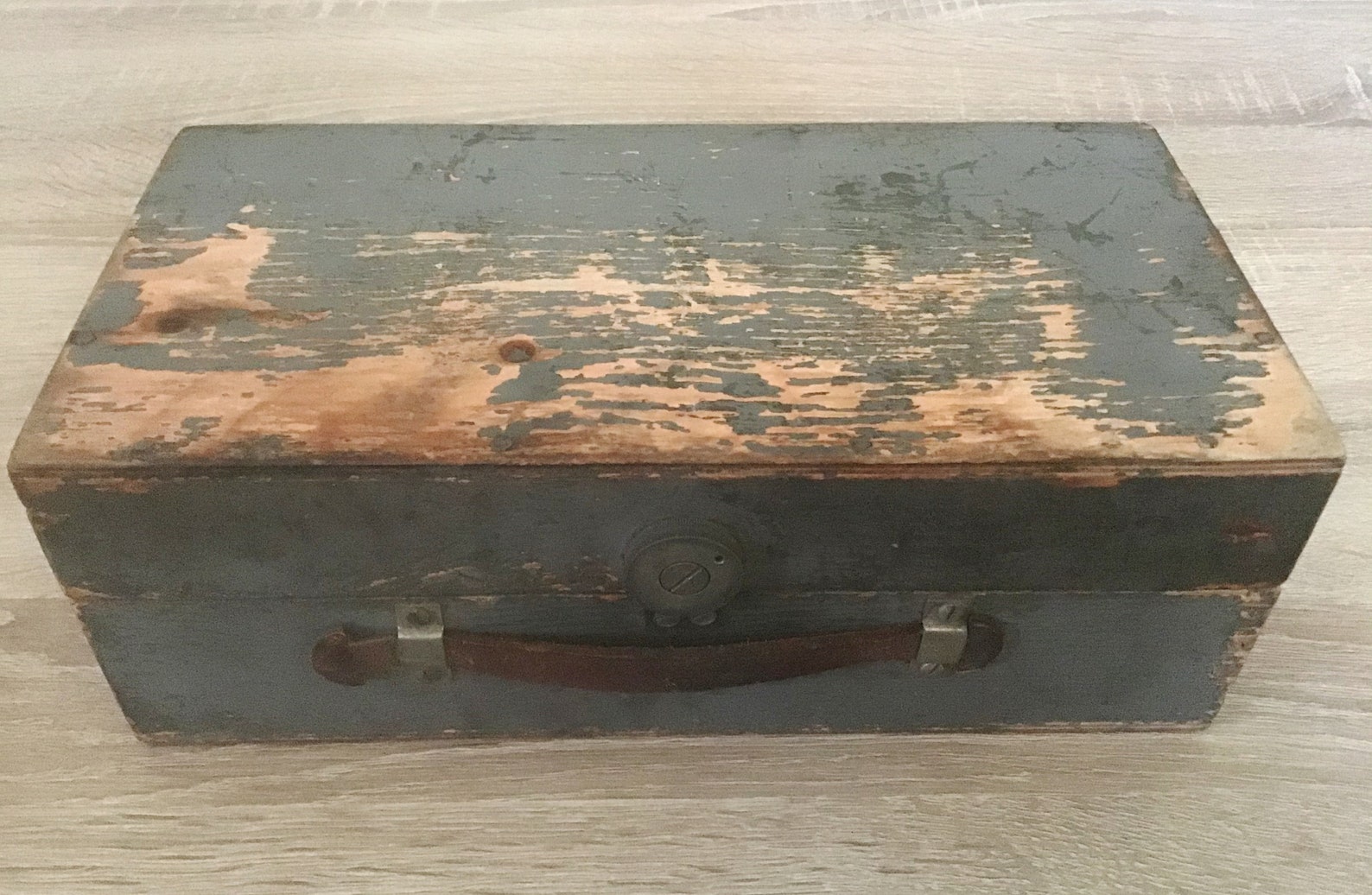 Soviet 50s Leather Handle Tool Box Tool Stacking Instruction Etsy