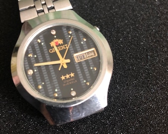 Vintage Orient Men's Wrist Watch, 1970's, Vintage Watches, watch collecting, gift idea