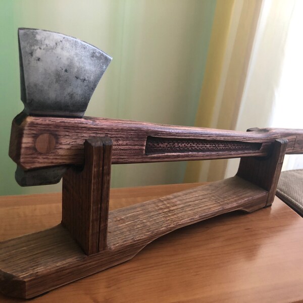 Carved Axe Handle Etsy