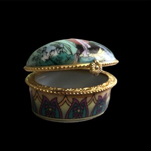 Pojemnik na pierścionek z porcelany w stylu vintage, pojemnik na drobiazgi w stylu vintage, chińskie pudełko do przechowywania, prezent dla najlepszej przyjaciółki, producent tabletów