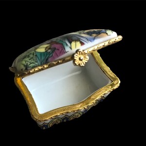Pojemnik na pierścionek z porcelany w stylu vintage, pojemnik na drobiazgi w stylu vintage, chińskie pudełko do przechowywania, prezent dla najlepszej przyjaciółki, producent tabletów