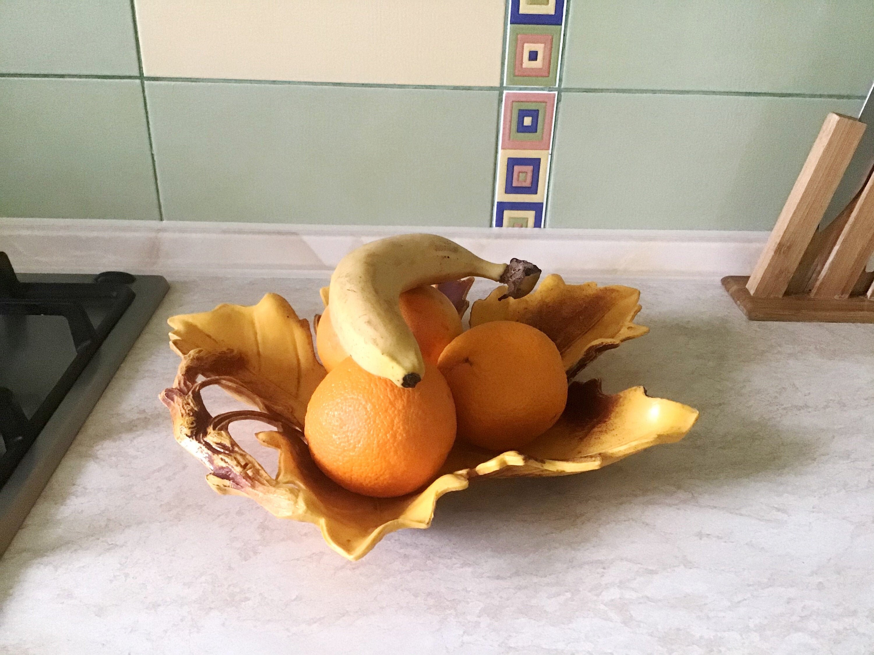 Vintage plástico moldeado jarrón de frutas bandeja de fruta | Etsy