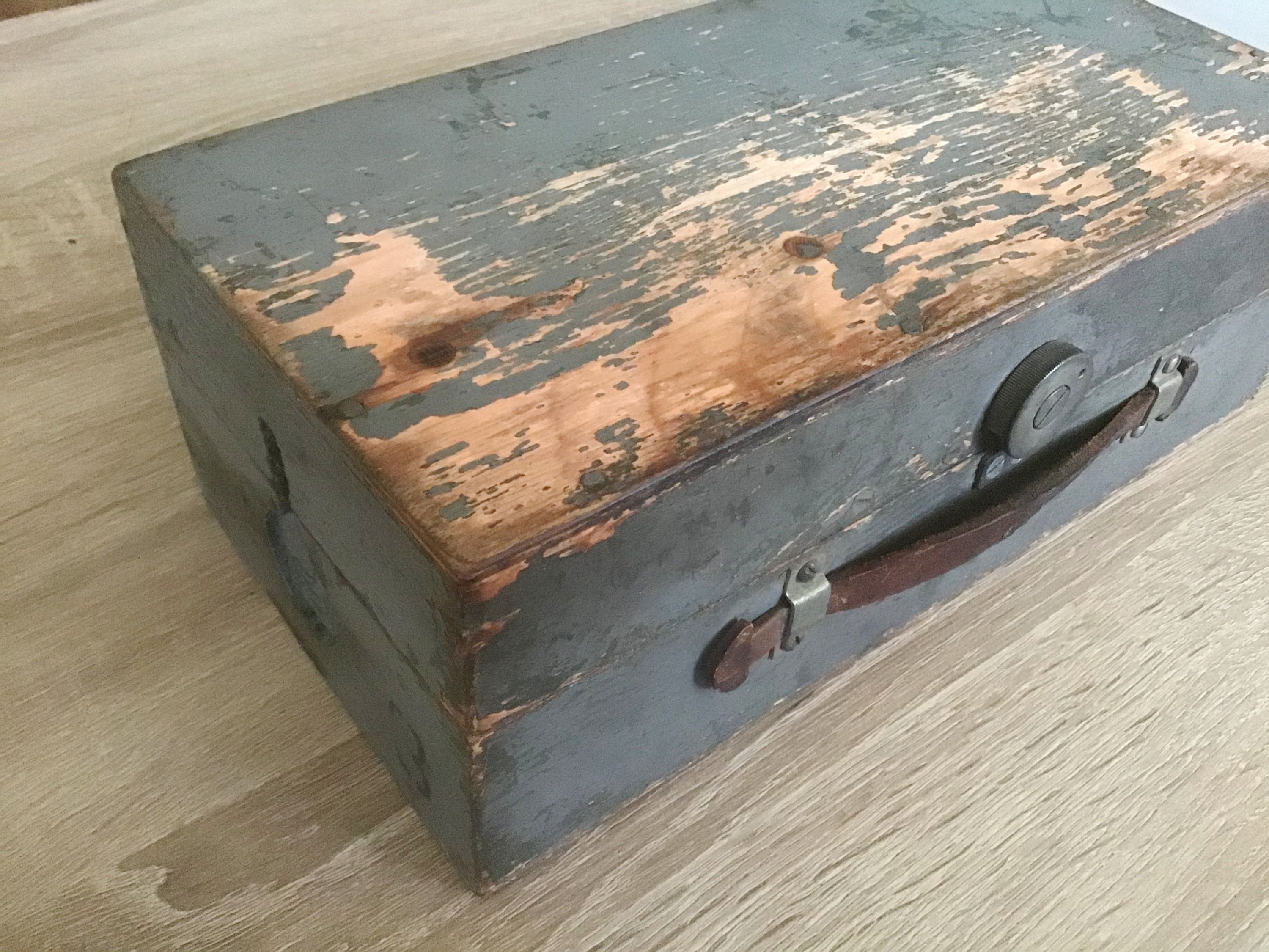 Soviet 50s Leather Handle Tool Box Tool Stacking Instruction Etsy
