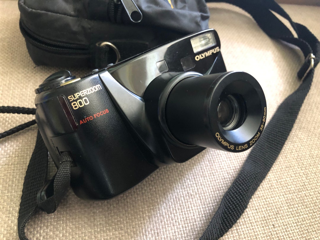 Vintage OLYMPUS SUPERZOOM 800 35mm Film Camera Etsy