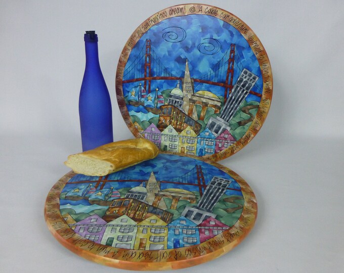 San Francisco Themed Lazy Susan