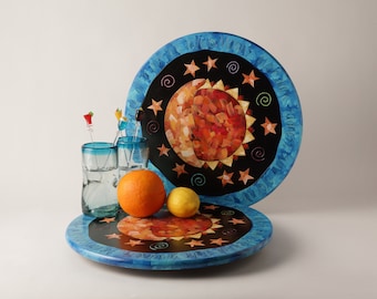 Sun and Moon Themed Lazy Susan