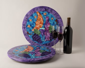 Wine Themed Lazy Susan