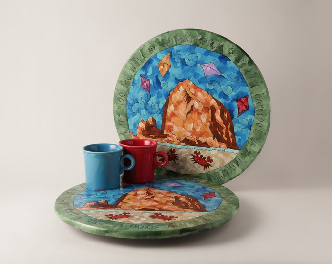 Cannon Beach Themed Lazy Susan