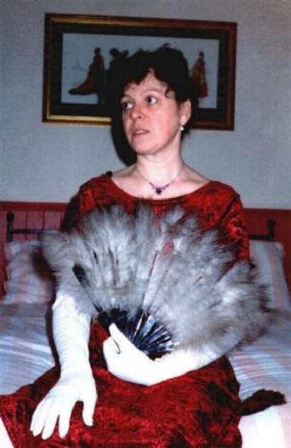 Antique Edwardian 1900s Marabou Feather and Faux … - image 10