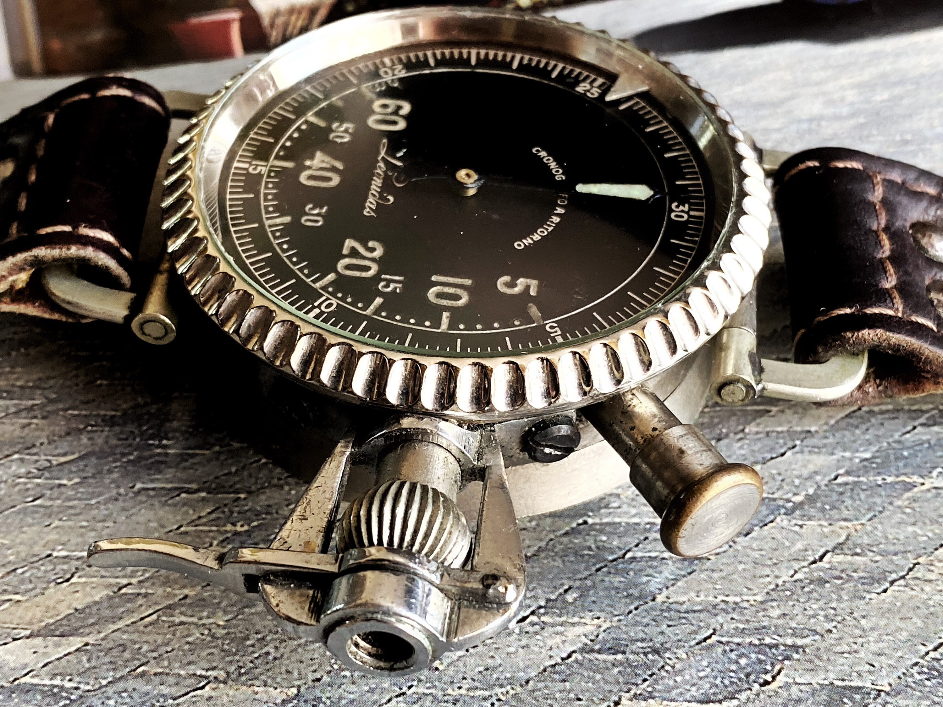 Leonidas WW2 Bomb Timer Een Ritorno chronograaf | Etsy België