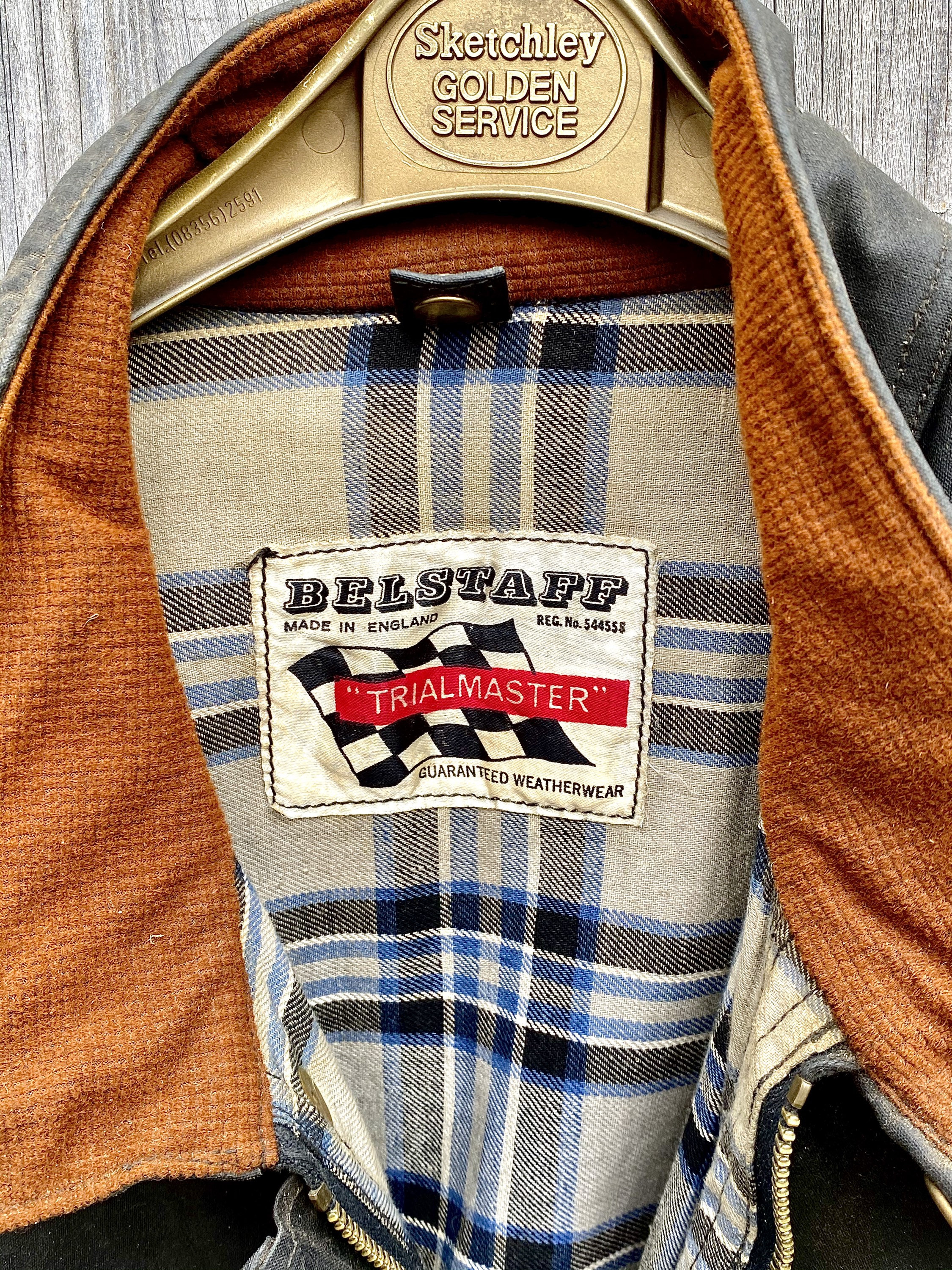 Image of Belstaff 1950’S Trialmaster Chequered Flag in Stunning Condition 44"-46" Chest