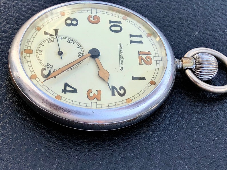 WW2 Jaeger Lecoultre GTSP Military Issue Pocket Watch Etsy