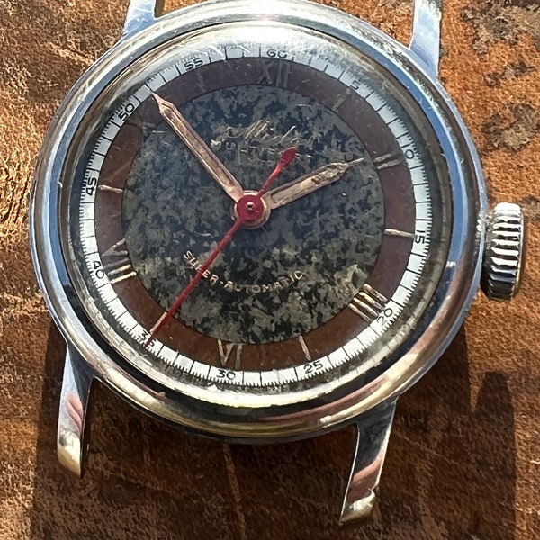 Vintage MIDO Multifort Super Automatic, Borgel cased, stunning. Sold as spares repairs