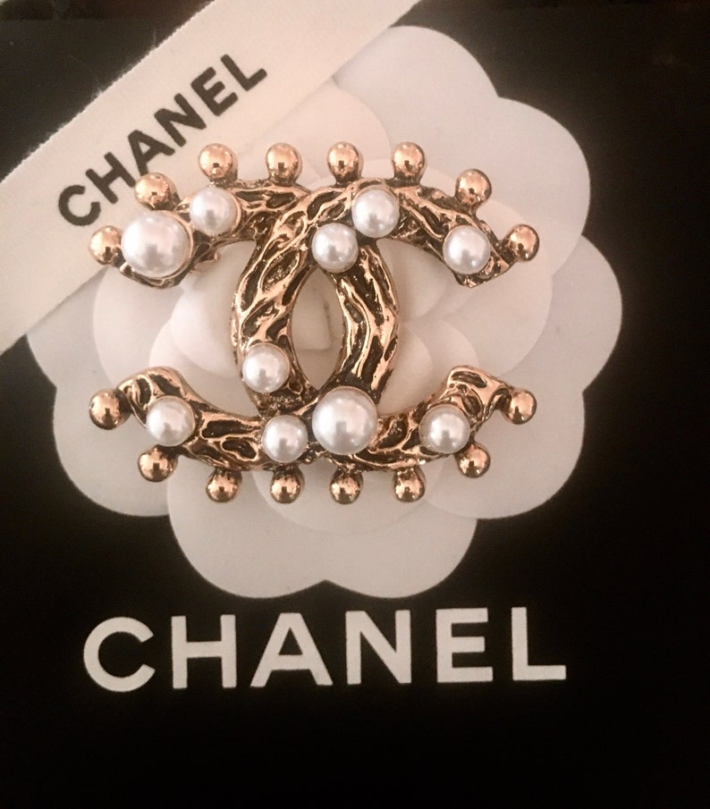 Authentic Chanel Beauty Brooch image 1