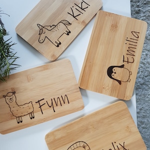 Personalized wooden board, wooden board, baby gift birth wood, children's wooden board, personalized Christmas gift, birth gift image 4