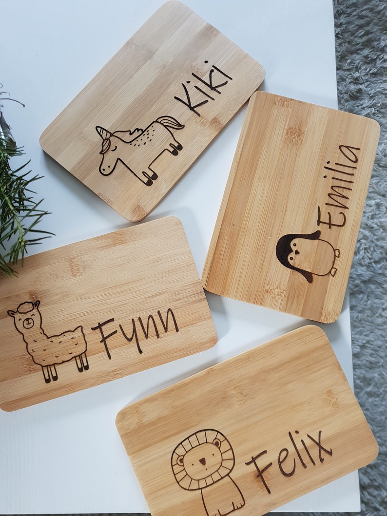 Personalized wooden board, wooden board, baby gift birth wood, children's wooden board, personalized Christmas gift, birth gift image 4