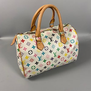 Louis Vuitton, Bags, Black And Rainbow Lv Bag