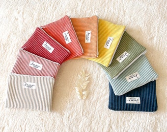 Mini corduroy pouches