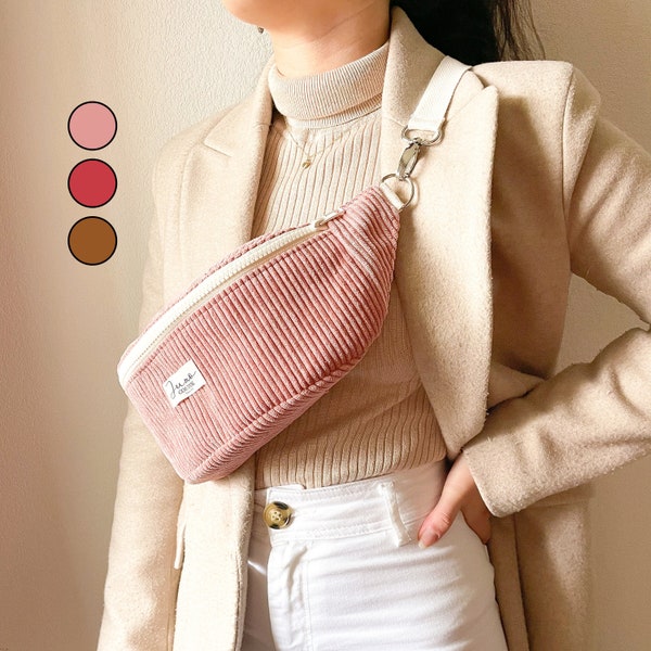 Sac banane Rose/Rouge/Marron