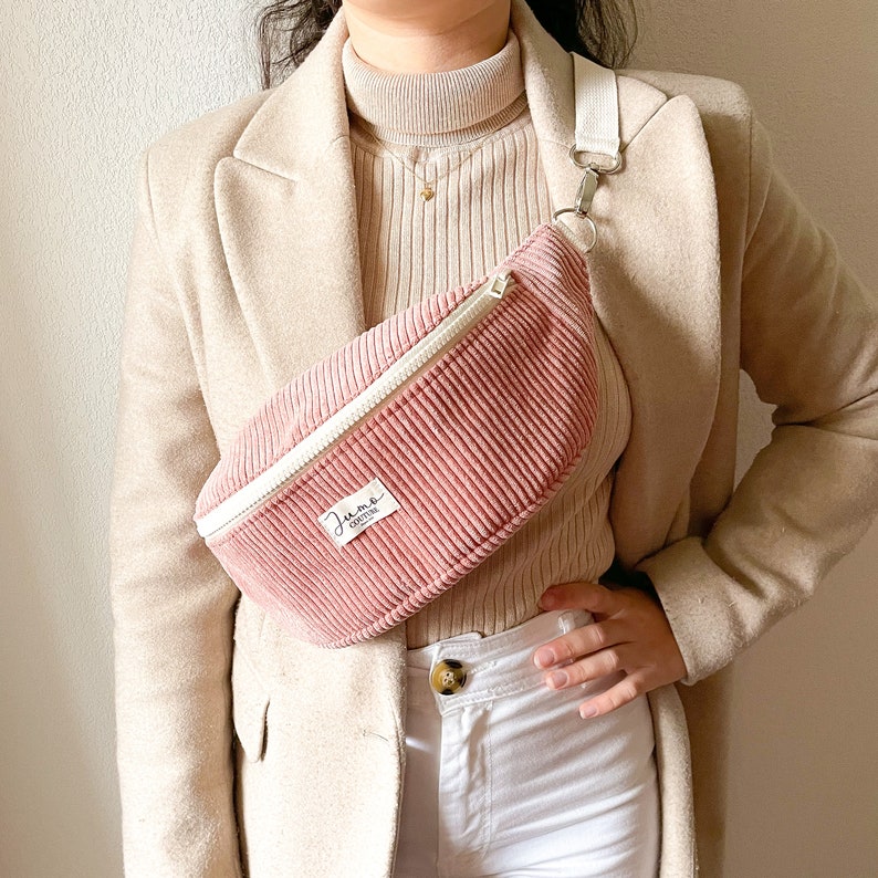 Sac banane Rose/Rouge/Marron image 4