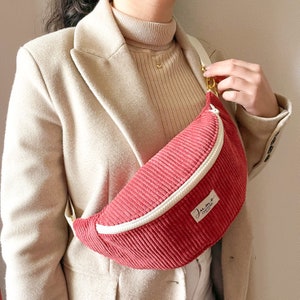 Sac banane Rose/Rouge/Marron image 8