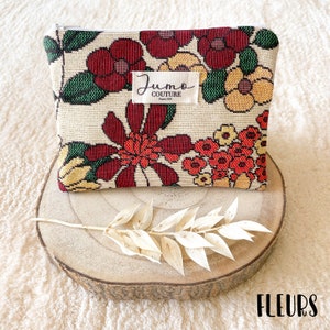 Mini patterned pouches Fleurs