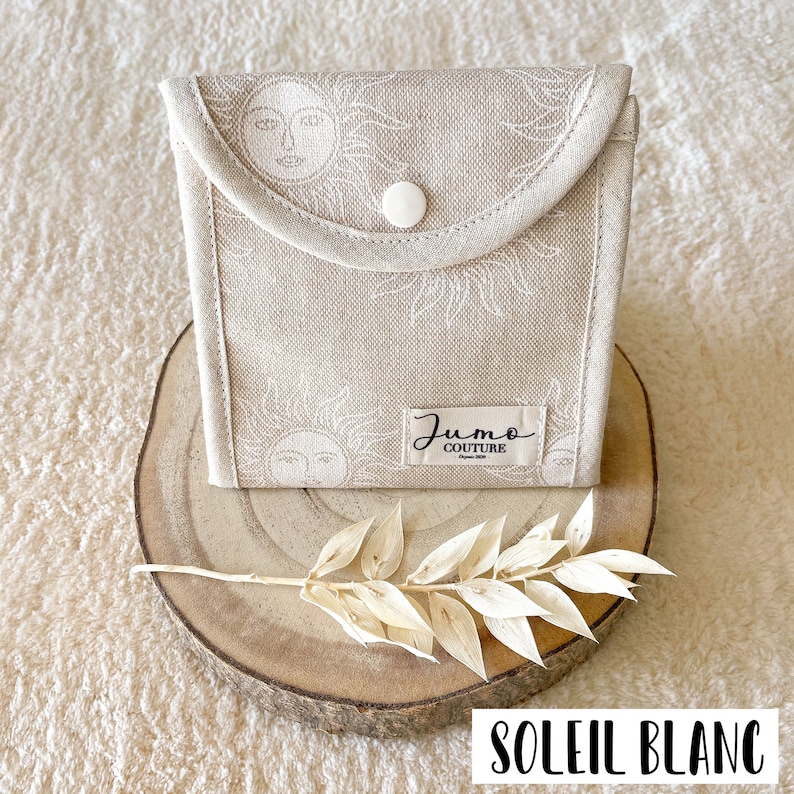 Trousse de rangement hygiénique Soleil blanc