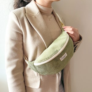 Sac banane Beige/Kaki/Canard/Fleurs image 3