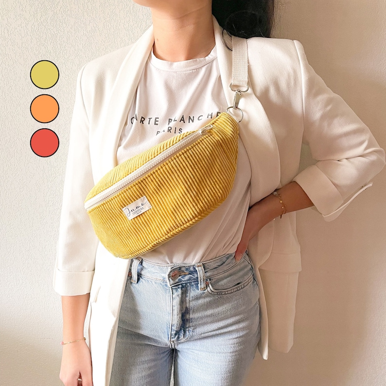 Yellow/Orange/Coral fanny pack image 1