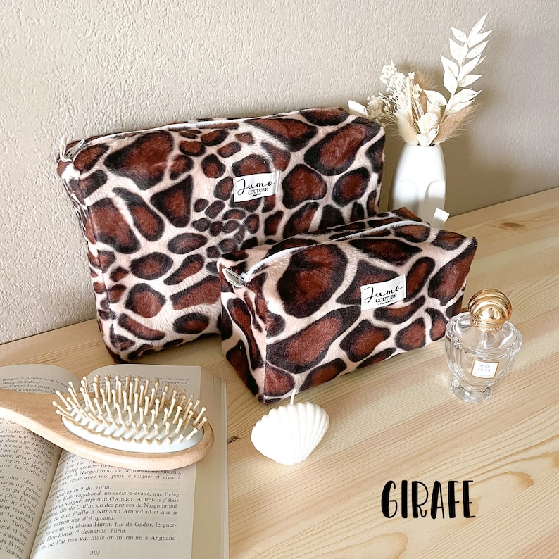 Trousse de toilette à motifs Girafe